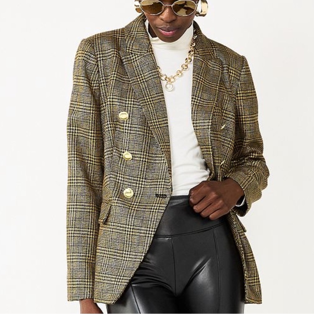 Nine West double breasted blazer coat